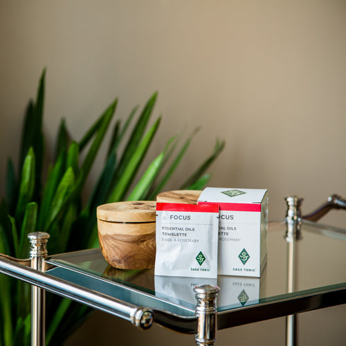 FOCUS TOWELETTES - BASIL & ROSEMARY