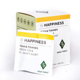 HAPPINESS - TEAS & TISANES - GREEN TEA & ST. JOHN'S WORT